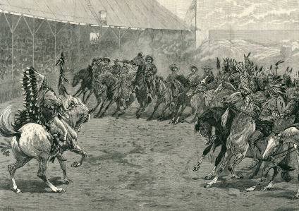 Photo gravure de Buffalo Bill