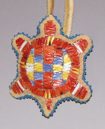 Native American Quilled Navel Amulet