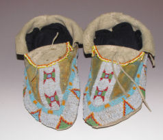 Very Old Ute Indian Moccasins