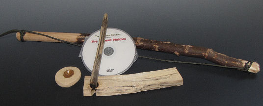 Fire Making Bow Drill and DVD