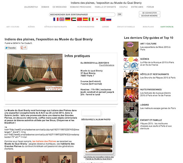 Teepee And Native American Expo in Paris