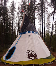 Montagnais Painted Tepee