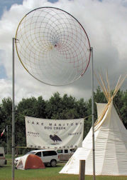 Ojibway Tipi at the Dog Creek PowWow in Manitoba